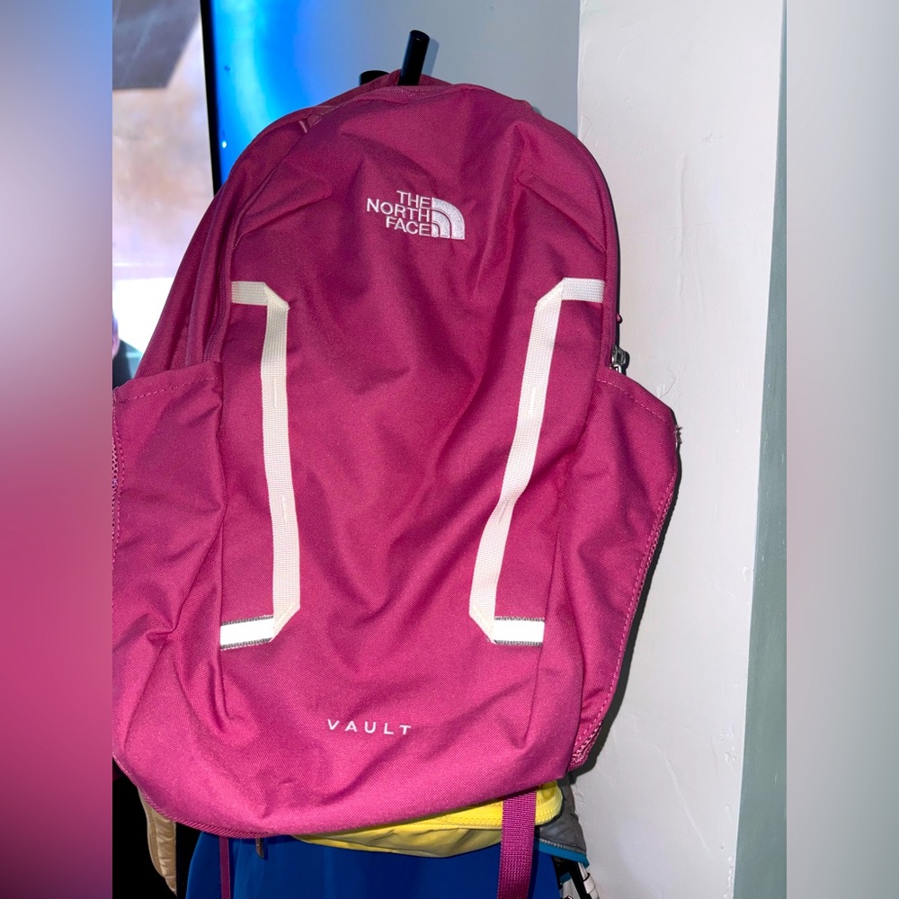 NWOT pink North Face backpack